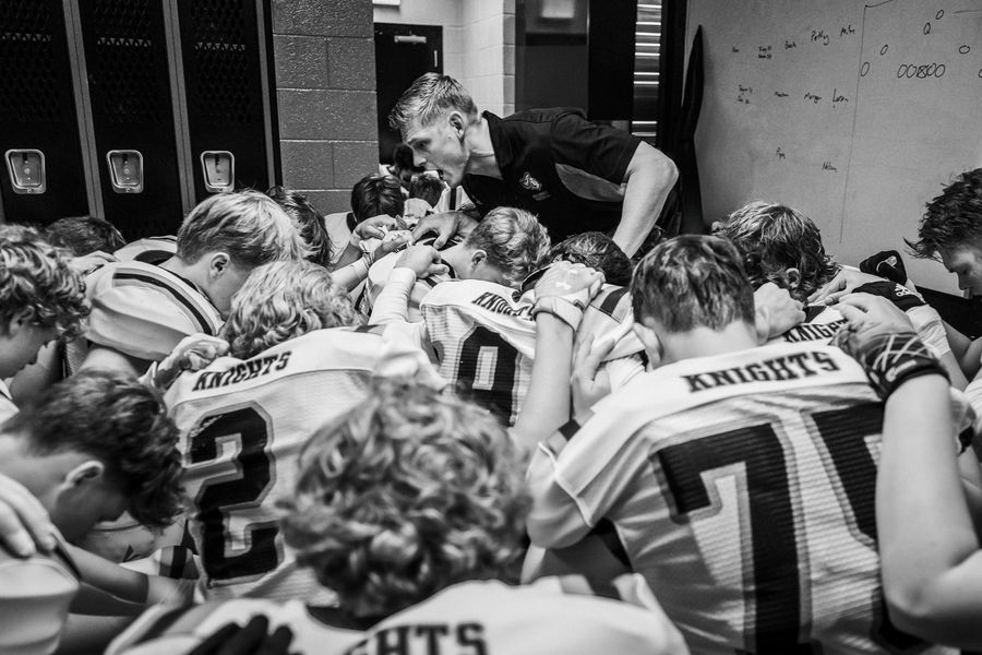 Locker huddle